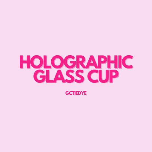 HOLOGRAPHIC GLASS CUPS